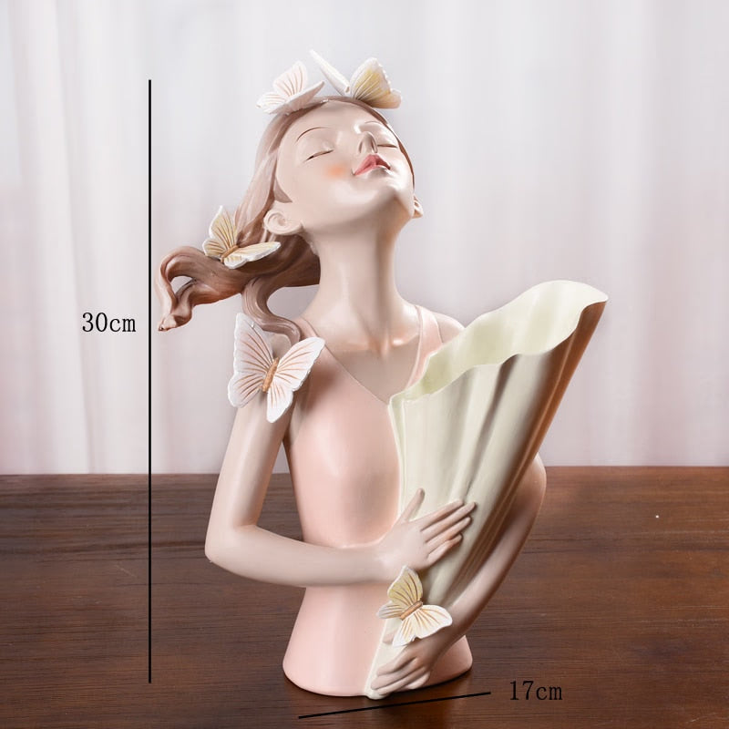 Figurine Decorative Resin Statue For Home Decoration European Creative Wedding Gift Giraffe Statues Home Decor Sculpture acacuss