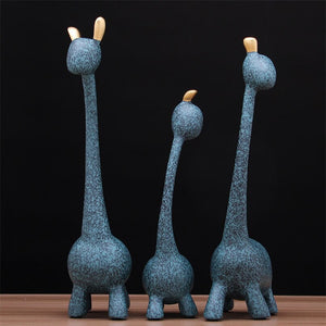 Figurine Decorative Resin Statue For Home Decoration European Creative Wedding Gift Giraffe Statues Home Decor Sculpture acacuss