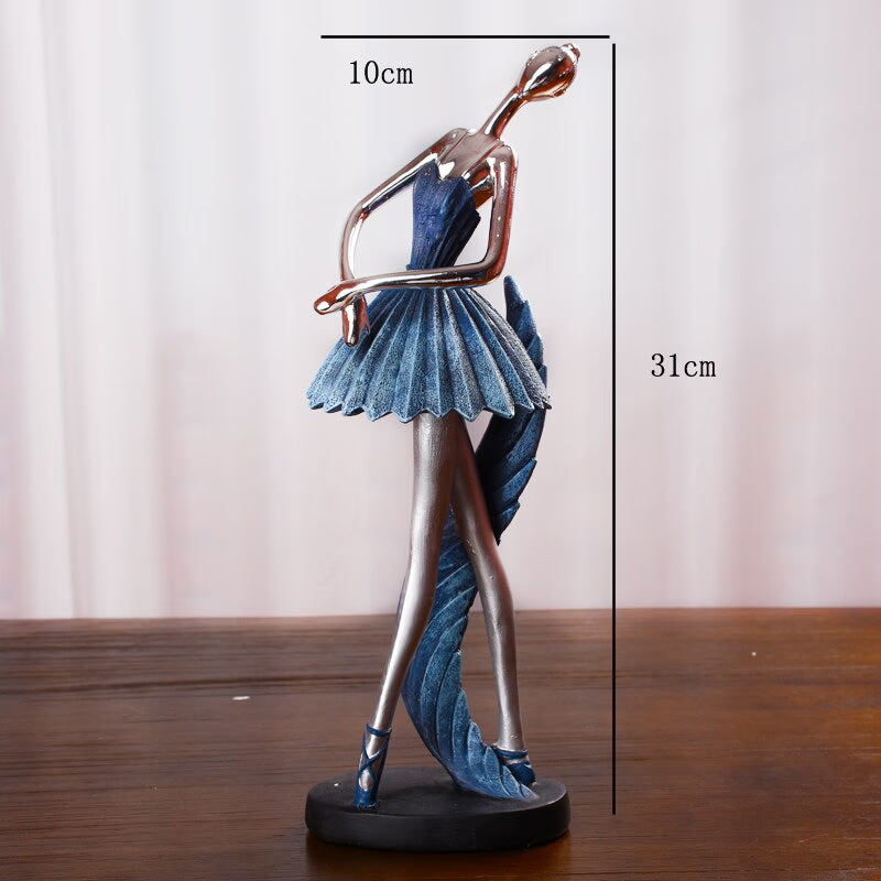 Figurine Decorative Resin Statue For Home Decoration European Creative Wedding Gift Giraffe Statues Home Decor Sculpture acacuss