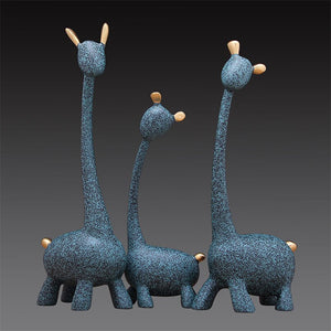 Figurine Decorative Resin Statue For Home Decoration European Creative Wedding Gift Giraffe Statues Home Decor Sculpture acacuss