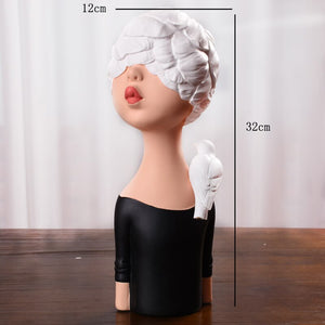 Figurine Decorative Resin Statue For Home Decoration European Creative Wedding Gift Giraffe Statues Home Decor Sculpture acacuss