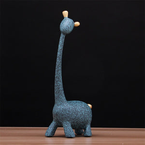 Figurine Decorative Resin Statue For Home Decoration European Creative Wedding Gift Giraffe Statues Home Decor Sculpture acacuss