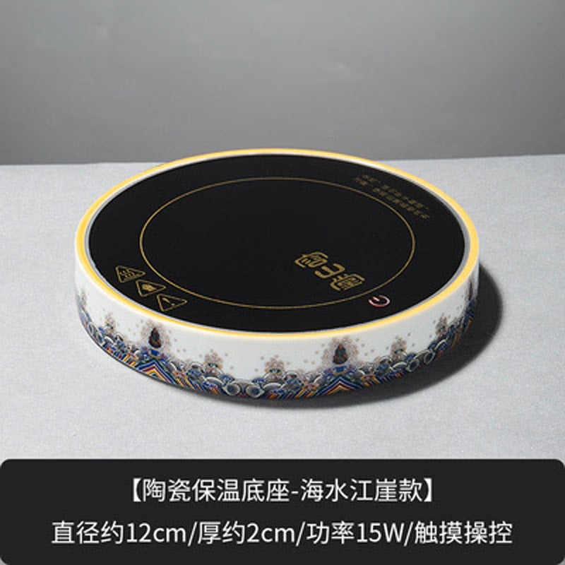 Fish Leaping Dragon Gate Mug Ceramic Tea Cup Personalized Filter Tea Cup with Lid Tea Separation Cup Flower Tea Cup Office Cup acacuss