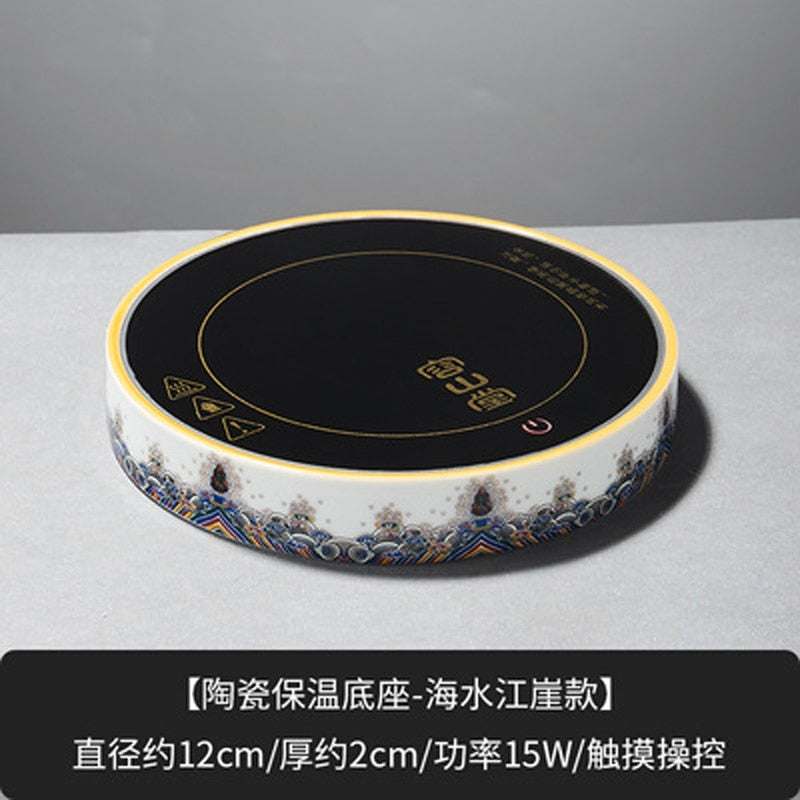 Fish Leaping Dragon Gate Mug Ceramic Tea Cup Personalized Filter Tea Cup with Lid Tea Separation Cup Flower Tea Cup Office Cup acacuss
