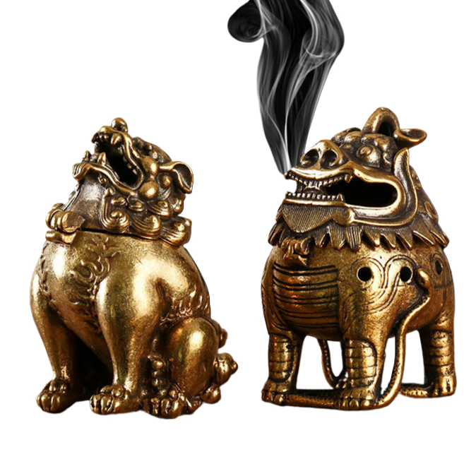 Foo Dog Incense Burner - acacuss