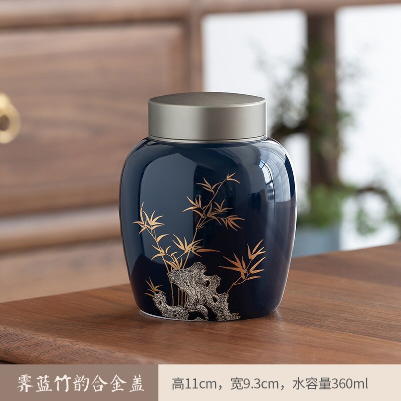 Funeral Cremation Urns for A Small of Pet Ashes and Memorial- Hand-Painted Ceramics Sealed jar - Burial Urns at Home acacuss