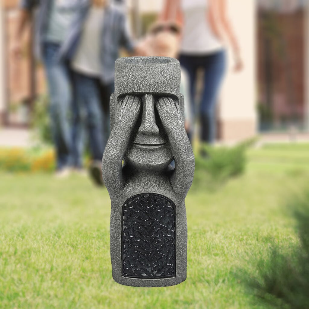 Funny Easter Island Statue Ahu Akivi Moai Monolith Garden Decor Sculpture acacuss