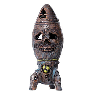 Garden Halloween Skeleton Bomb The Skull Bomb Nuclear Warhead Resin Decorative Crafts Ornament acacuss