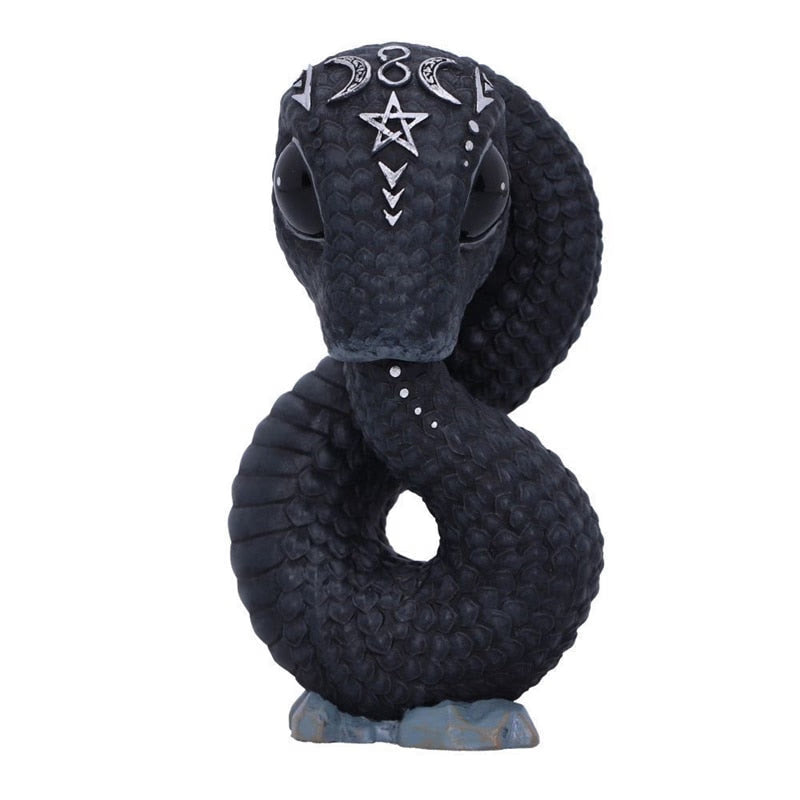 Garden Witch Cat Sculpture Gothic Kitten Decoration Halloween Magic Cat Statue Resin Craft Ornament Home Outdoor Courtyard Decor acacuss