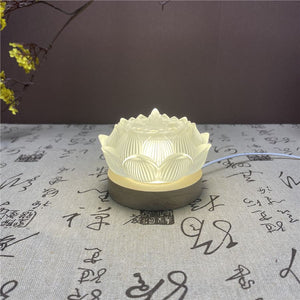 Glass Incense Stove Large Household Indoor Plate Incense Pagoda Incense Seal Stove Lotus Creative Sandalwood Tea acacuss