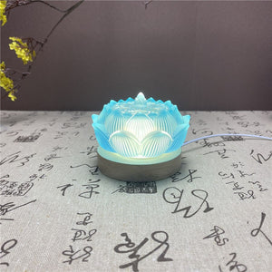 Glass Incense Stove Large Household Indoor Plate Incense Pagoda Incense Seal Stove Lotus Creative Sandalwood Tea acacuss
