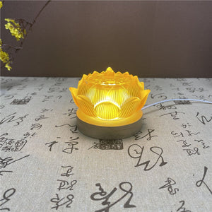 Glass Incense Stove Large Household Indoor Plate Incense Pagoda Incense Seal Stove Lotus Creative Sandalwood Tea acacuss