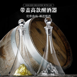 Glass Quick Decanter Light Luxury Waterfall Wine Red Wine Filter Household European Creative Wine Dispenser Wine Bottle acacuss