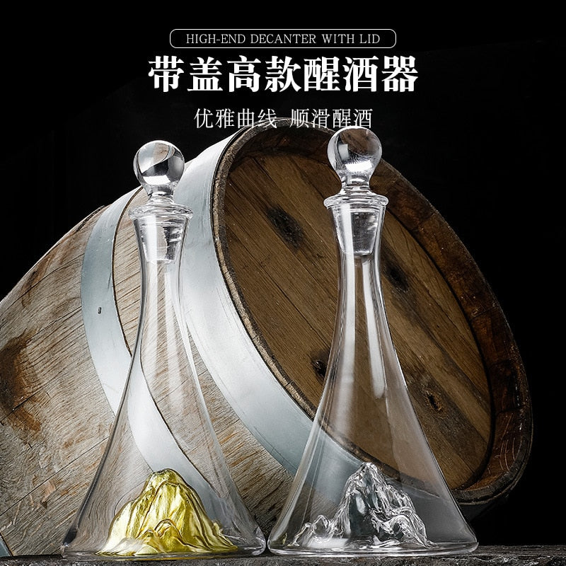 Glass Quick Decanter Light Luxury Waterfall Wine Red Wine Filter Household European Creative Wine Dispenser Wine Bottle acacuss