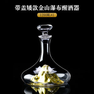 Glass Quick Decanter Light Luxury Waterfall Wine Red Wine Filter Household European Creative Wine Dispenser Wine Bottle acacuss