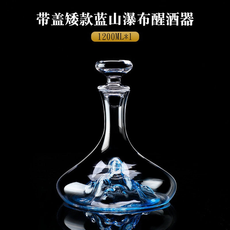 Glass Quick Decanter Light Luxury Waterfall Wine Red Wine Filter Household European Creative Wine Dispenser Wine Bottle acacuss