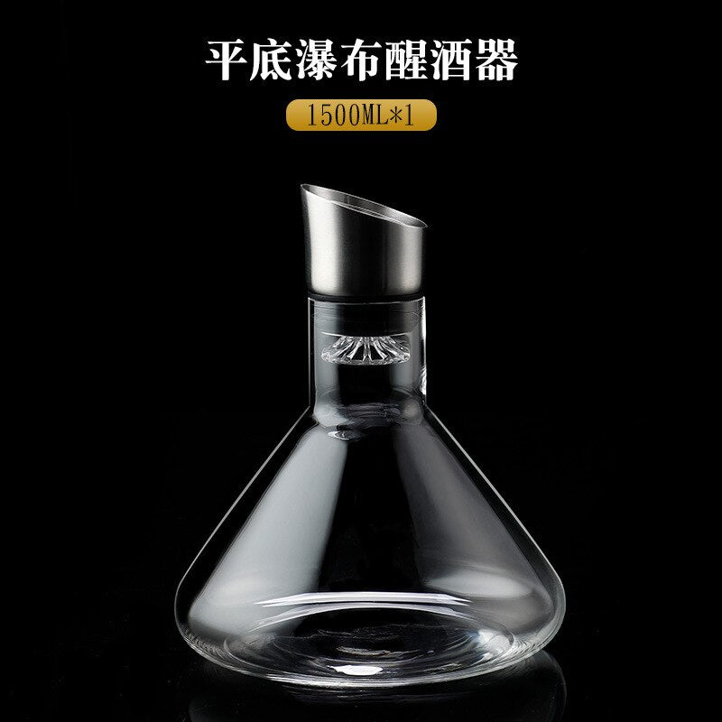 Glass Quick Decanter Light Luxury Waterfall Wine Red Wine Filter Household European Creative Wine Dispenser Wine Bottle acacuss