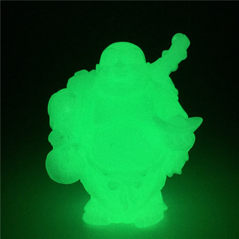 Glowing Chinese Money Laughing Buddha Statue Sculpture Man-made Jade Stone Home Decoration Maitreya Buddha Statues Figurines acacuss