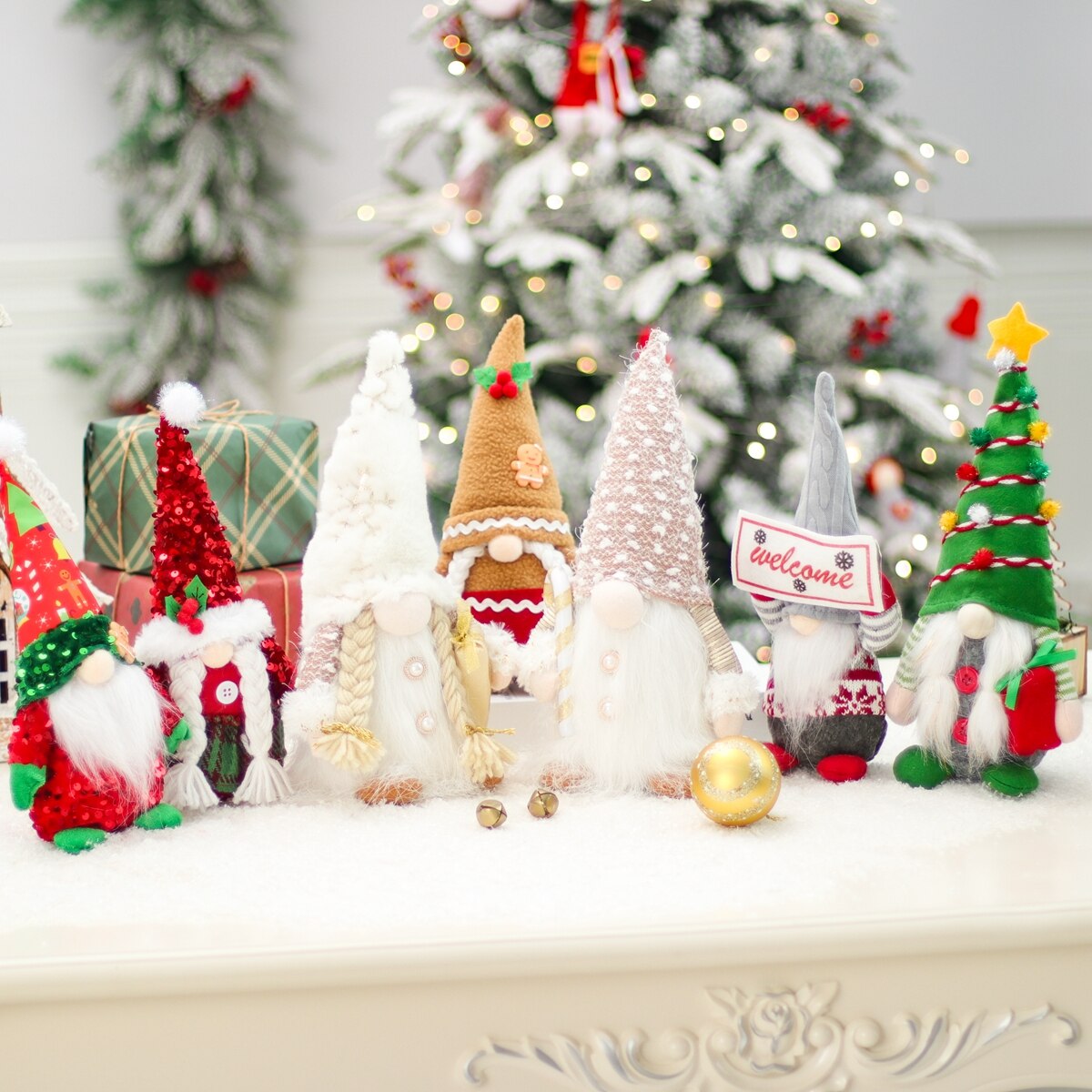 Gnome Christmas Faceless Doll Merry Christmas Decorations For Home 2023 Cristmas Ornament Xmas Navidad Natal Gifts New Year 2024 acacuss