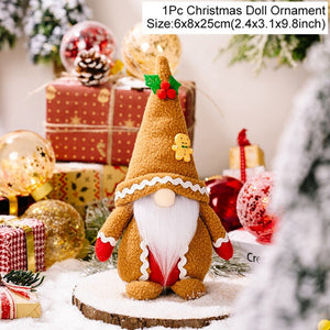 Gnome Christmas Faceless Doll Merry Christmas Decorations For Home 2023 Cristmas Ornament Xmas Navidad Natal Gifts New Year 2024 acacuss