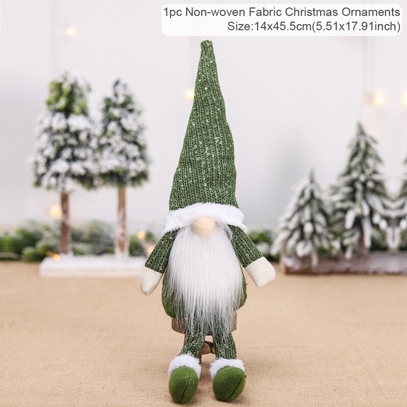 Gnome Christmas Faceless Doll Merry Christmas Decorations For Home 2023 Cristmas Ornament Xmas Navidad Natal Gifts New Year 2024 acacuss