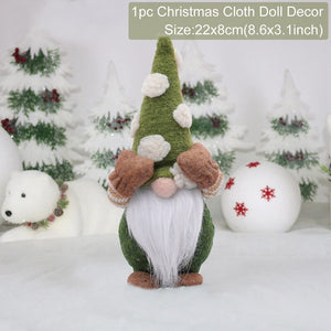 Gnome Christmas Faceless Doll Merry Christmas Decorations For Home 2023 Cristmas Ornament Xmas Navidad Natal Gifts New Year 2024 acacuss