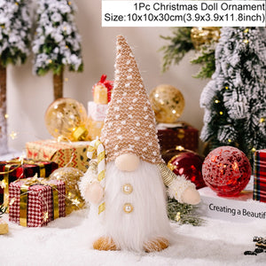 Gnome Christmas Faceless Doll Merry Christmas Decorations For Home 2023 Cristmas Ornament Xmas Navidad Natal Gifts New Year 2024 acacuss