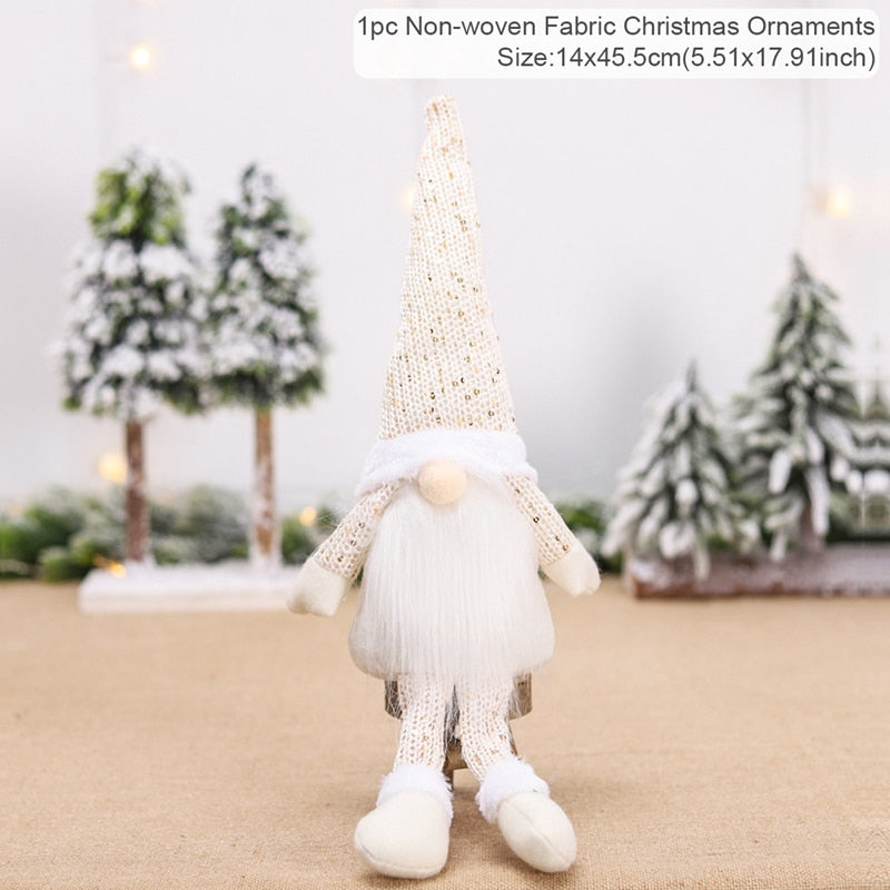 Gnome Christmas Faceless Doll Merry Christmas Decorations For Home 2023 Cristmas Ornament Xmas Navidad Natal Gifts New Year 2024 acacuss