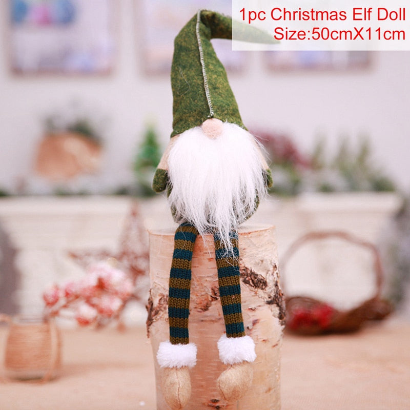 Gnome Christmas Faceless Doll Merry Christmas Decorations For Home 2023 Cristmas Ornament Xmas Navidad Natal Gifts New Year 2024 acacuss