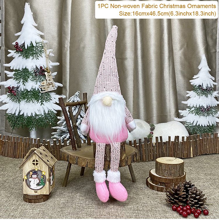 Gnome Christmas Faceless Doll Merry Christmas Decorations For Home Cristmas Ornament Xmas Navidad Natal New Year 2024 acacuss