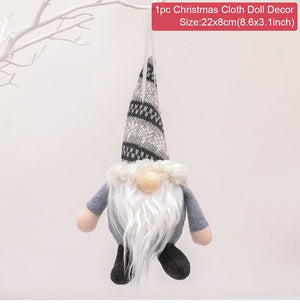 Gnome Christmas Faceless Doll Merry Christmas Decorations For Home Cristmas Ornament Xmas Navidad Natal New Year 2024 acacuss