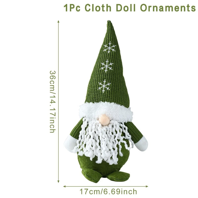 Gnome Christmas Faceless Doll Merry Christmas Decorations For Home Cristmas Ornament Xmas Navidad Natal New Year 2024 acacuss