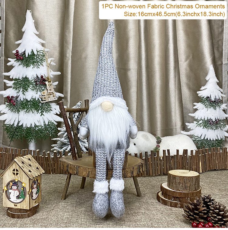 Gnome Christmas Faceless Doll Merry Christmas Decorations For Home Cristmas Ornament Xmas Navidad Natal New Year 2024 acacuss