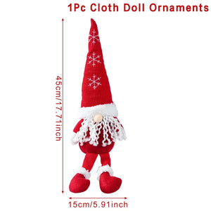 Gnome Christmas Faceless Doll Merry Christmas Decorations For Home Cristmas Ornament Xmas Navidad Natal New Year 2024 acacuss