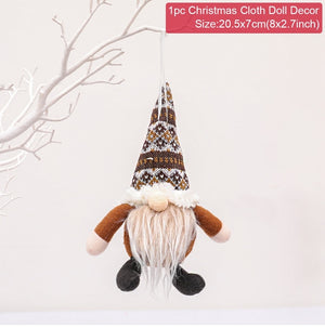 Gnome Christmas Faceless Doll Merry Christmas Decorations For Home Cristmas Ornament Xmas Navidad Natal New Year 2024 acacuss