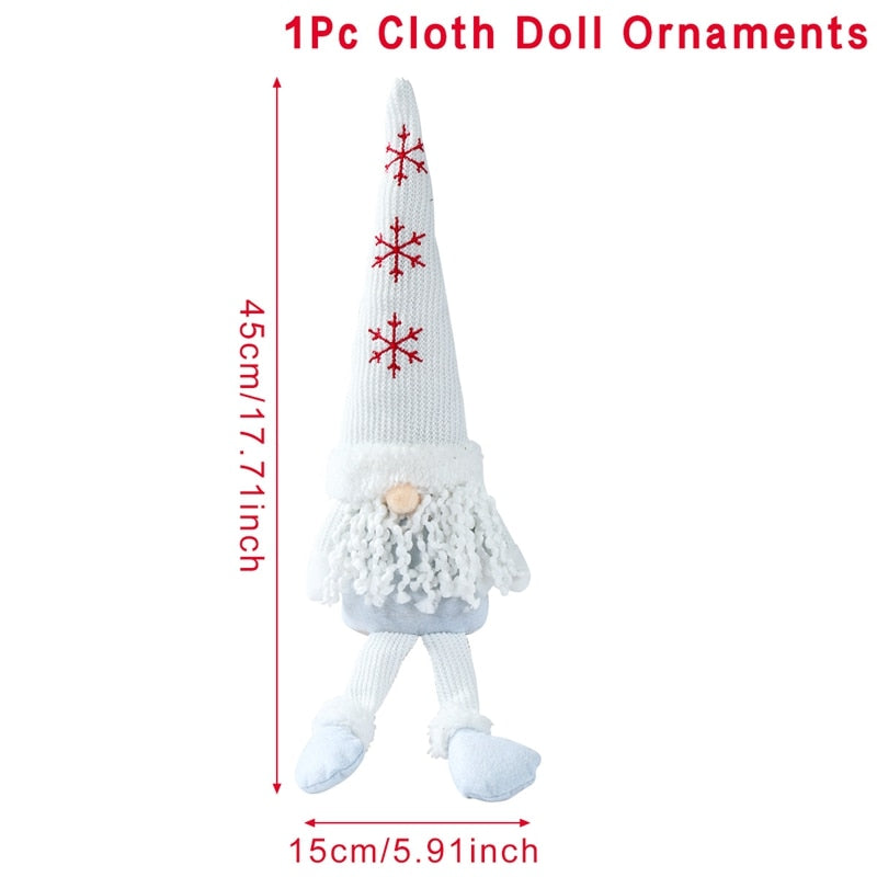 Gnome Christmas Faceless Doll Merry Christmas Decorations For Home Cristmas Ornament Xmas Navidad Natal New Year 2024 acacuss
