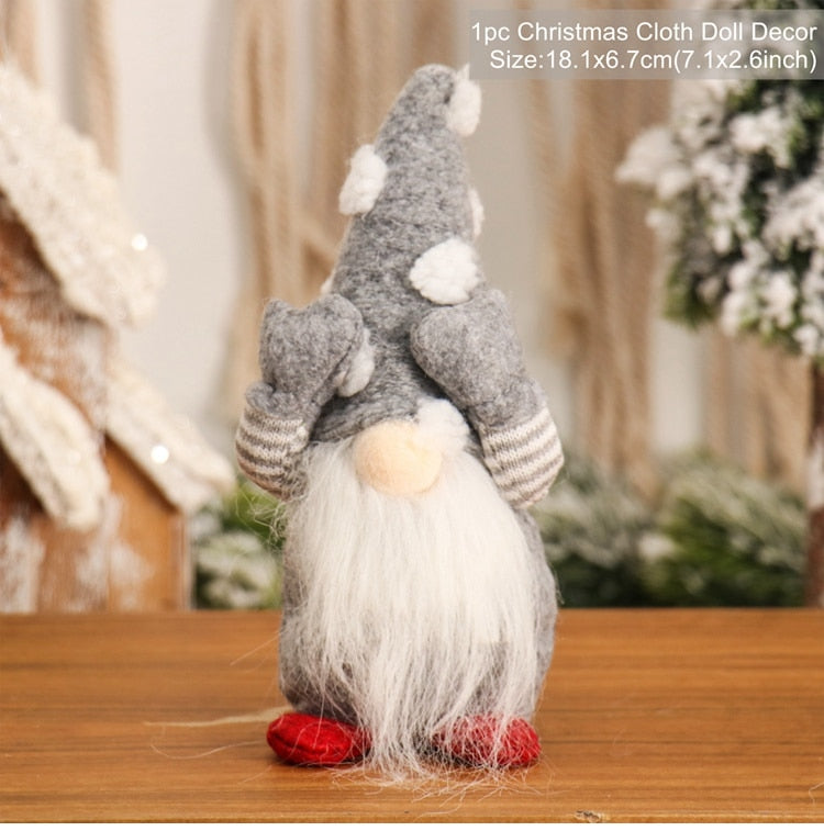 Gnome Christmas Faceless Doll Merry Christmas Decorations For Home Cristmas Ornament Xmas Navidad Natal New Year 2024 acacuss