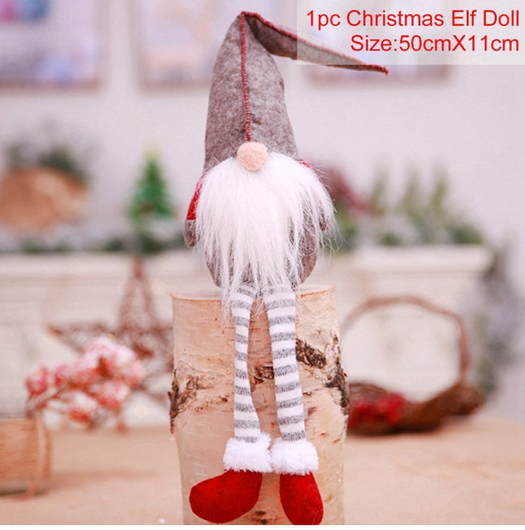Gnome Christmas Faceless Doll Merry Christmas Decorations For Home Cristmas Ornament Xmas Navidad Natal New Year 2024 acacuss