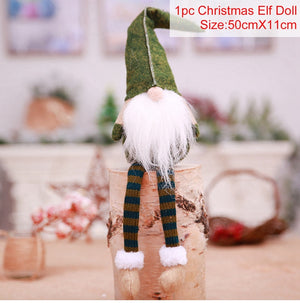 Gnome Christmas Faceless Doll Merry Christmas Decorations For Home Cristmas Ornament Xmas Navidad Natal New Year 2024 acacuss