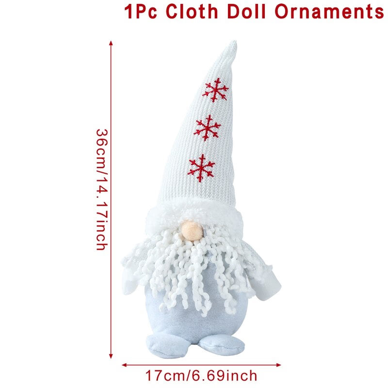 Gnome Christmas Faceless Doll Merry Christmas Decorations For Home Cristmas Ornament Xmas Navidad Natal New Year 2024 acacuss