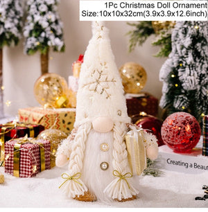 Gnome Christmas Faceless Doll Merry Christmas Decorations for Home Christmas Ornament Xmas Navidad Noel Gifts New Year 2024 acacuss
