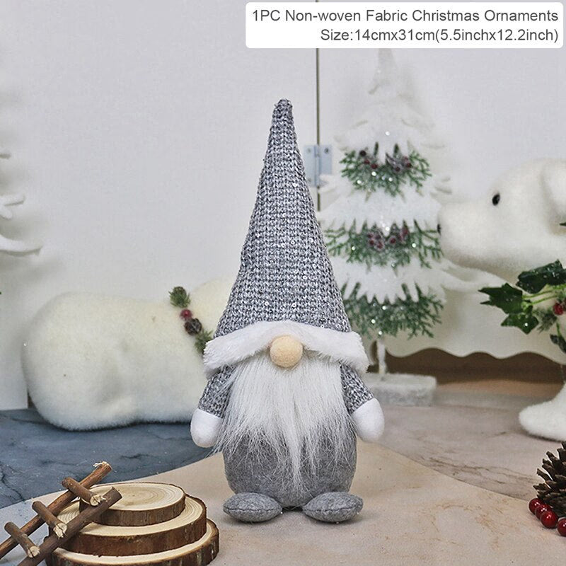 Gnome Christmas Faceless Doll Merry Christmas Decorations for Home Christmas Ornament Xmas Navidad Noel Gifts New Year 2024 acacuss