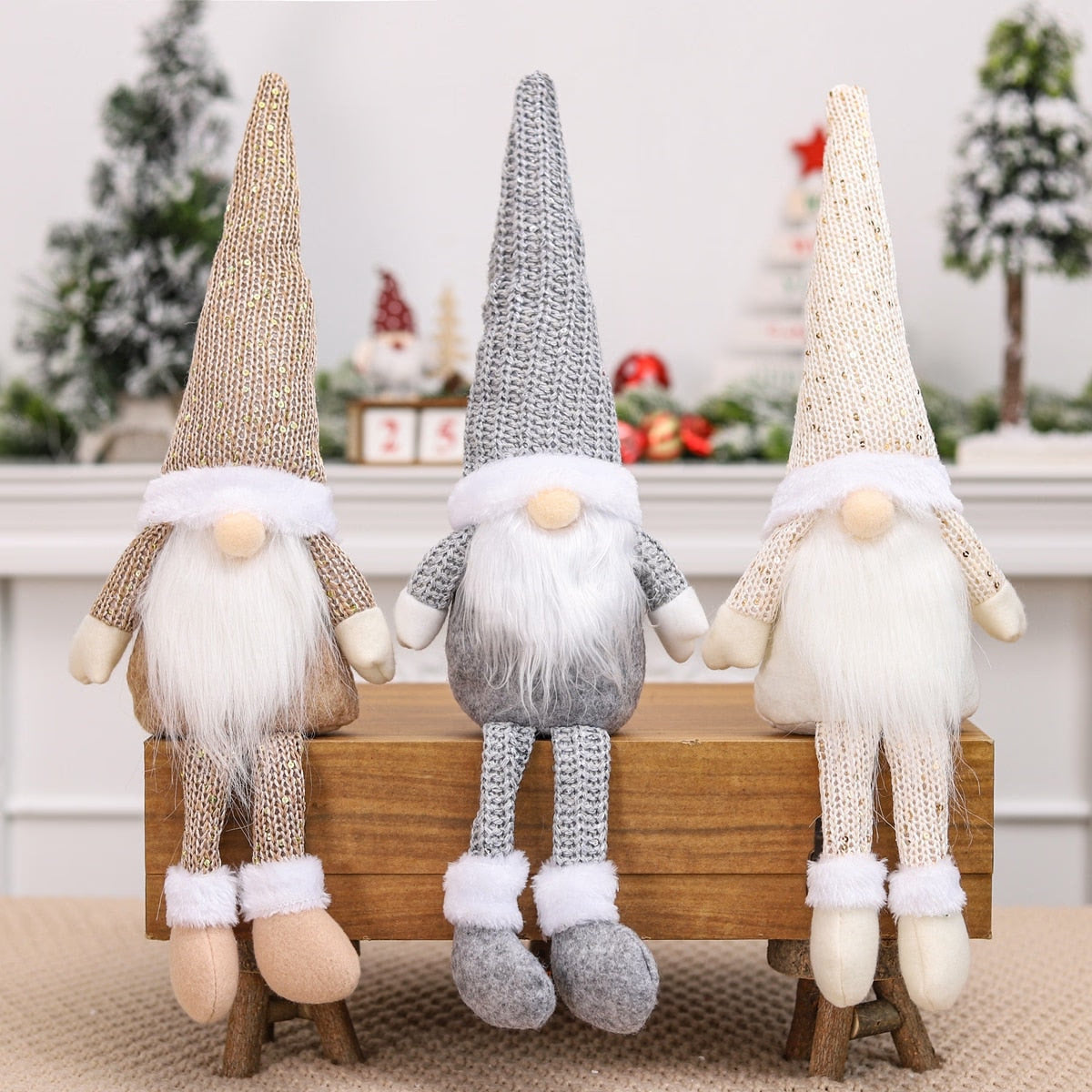Gnome Christmas Faceless Doll Merry Christmas Decorations for Home Christmas Ornament Xmas Navidad Noel Gifts New Year 2024 acacuss