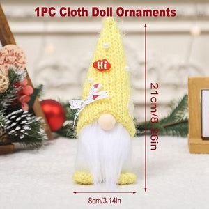 Gnome Christmas Faceless Doll Merry Christmas Decorations for Home Christmas Ornament Xmas Navidad Noel Gifts New Year 2024 acacuss