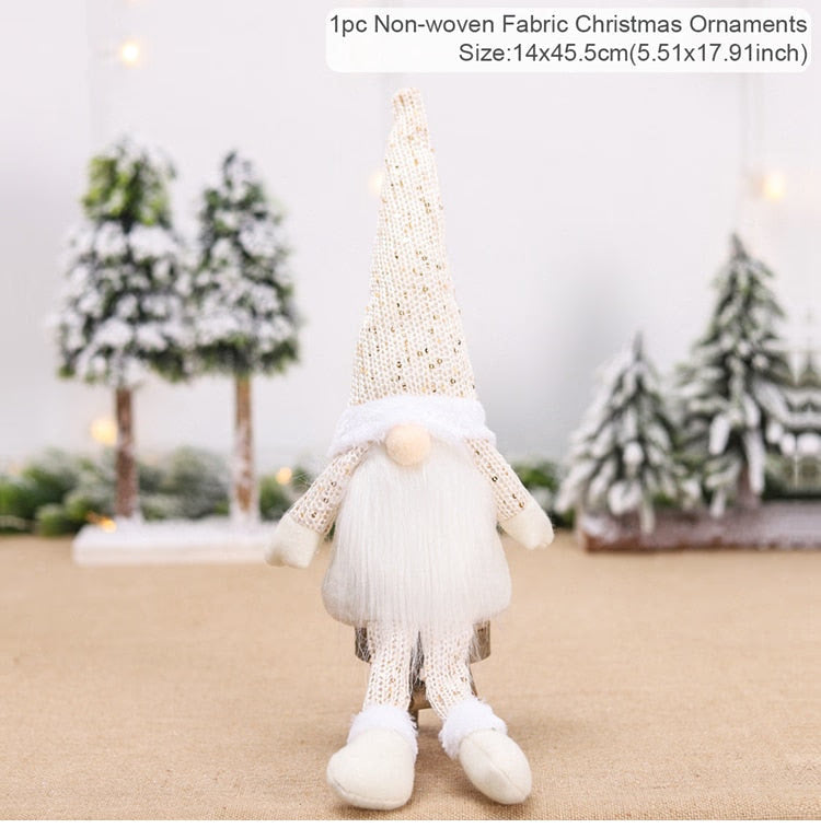 Gnome Christmas Faceless Doll Merry Christmas Decorations for Home Christmas Ornament Xmas Navidad Noel Gifts New Year 2024 acacuss