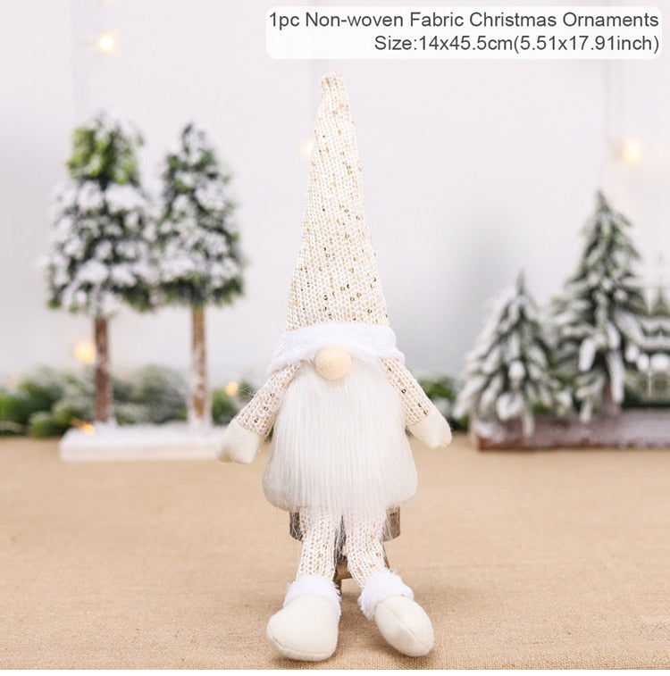 Gnome Christmas Faceless Doll Merry Christmas Decorations for Home Christmas Ornament Xmas Navidad Noel Gifts New Year 2024 acacuss