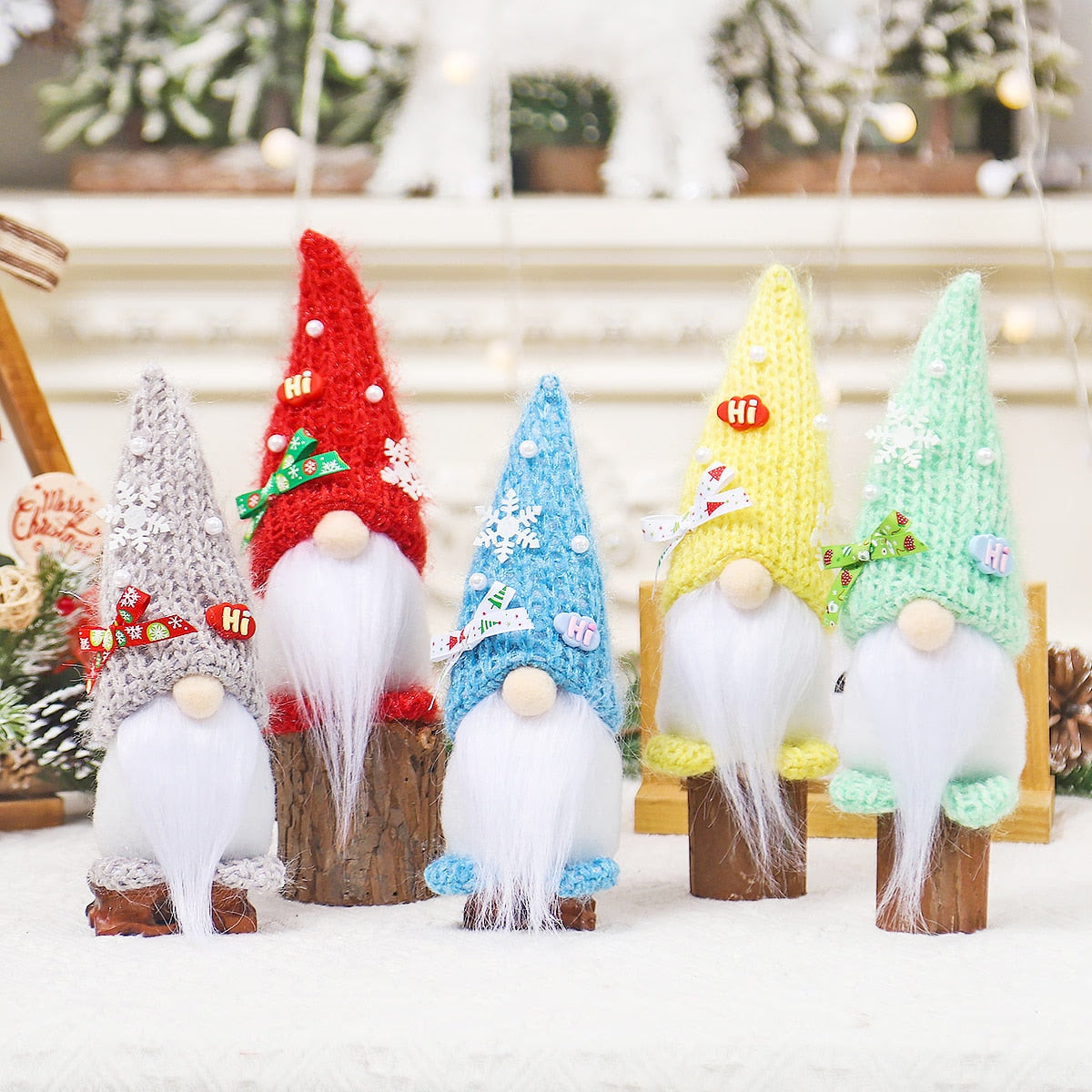 Gnome Christmas Faceless Doll Merry Christmas Decorations for Home Christmas Ornament Xmas Navidad Noel Gifts New Year 2024 acacuss