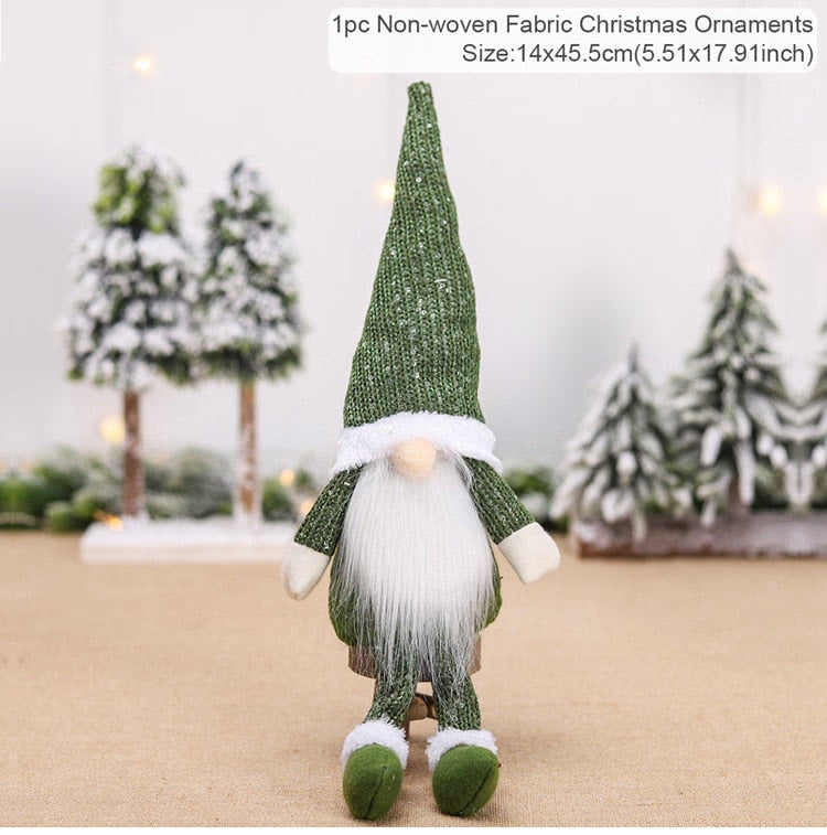 Gnome Christmas Faceless Doll Merry Christmas Decorations for Home Christmas Ornament Xmas Navidad Noel Gifts New Year 2024 acacuss