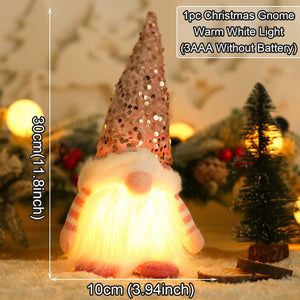 Gnome Christmas Faceless Doll Merry Christmas Decorations for Home Christmas Ornament Xmas Navidad Noel Gifts New Year 2024 acacuss