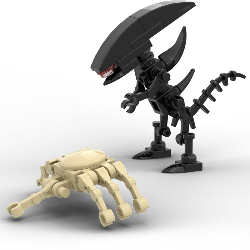 Gobricks Alien and Face Hugger Building Block Коллекционная модель игр –  acacuss